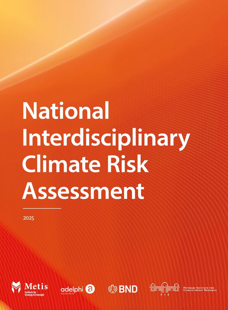The cover of the National Interdisciplinary Climate Risk Assessment