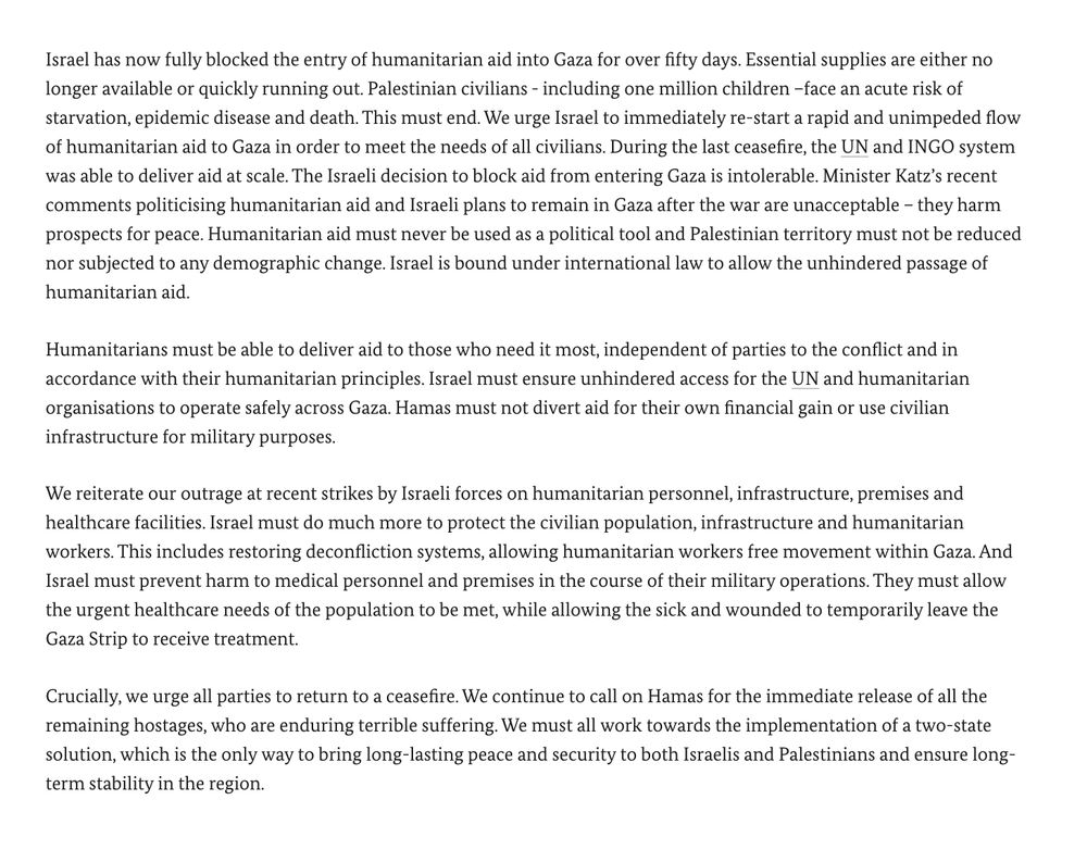 Full statement here: https://www.auswaertiges-amt.de/en/newsroom/news/e3-gaza-2714878
