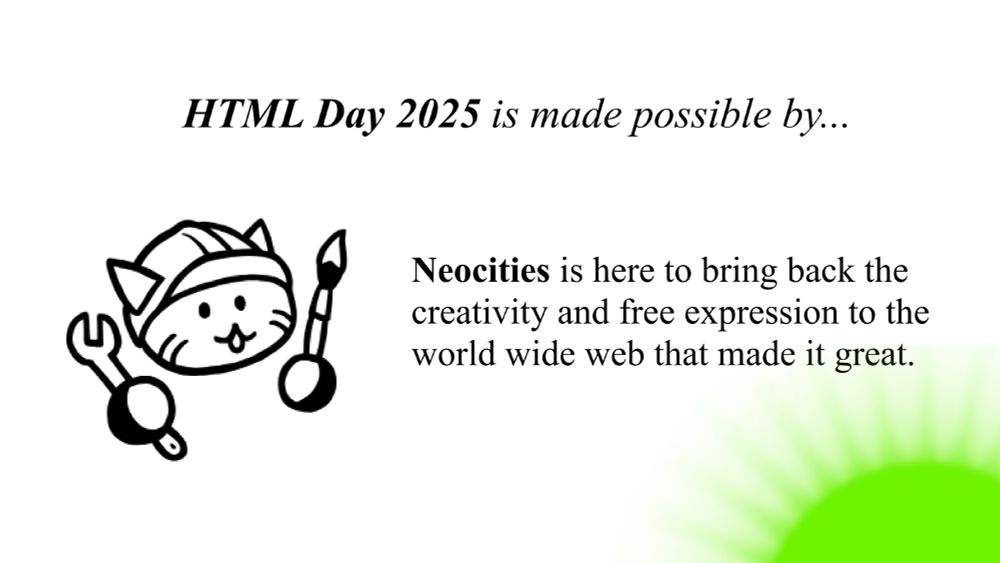 Neocities is here to bring back the creativity and free expression to the world wide web that made it great.