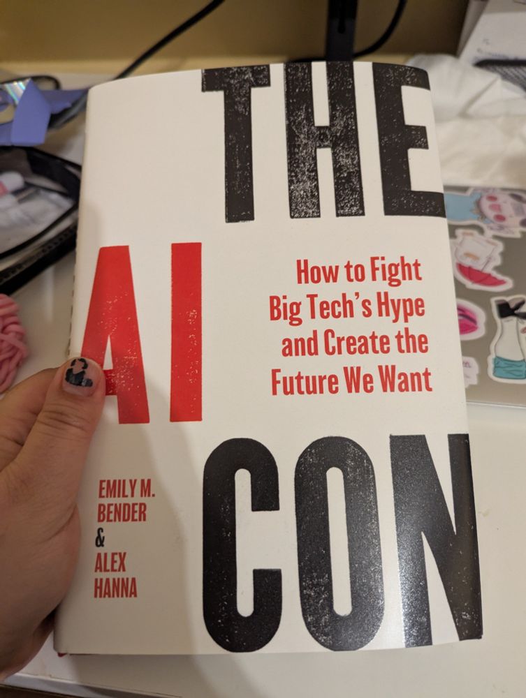 The cover of the book "The AI Con: how to fight big tech's hype and create the future we want" 