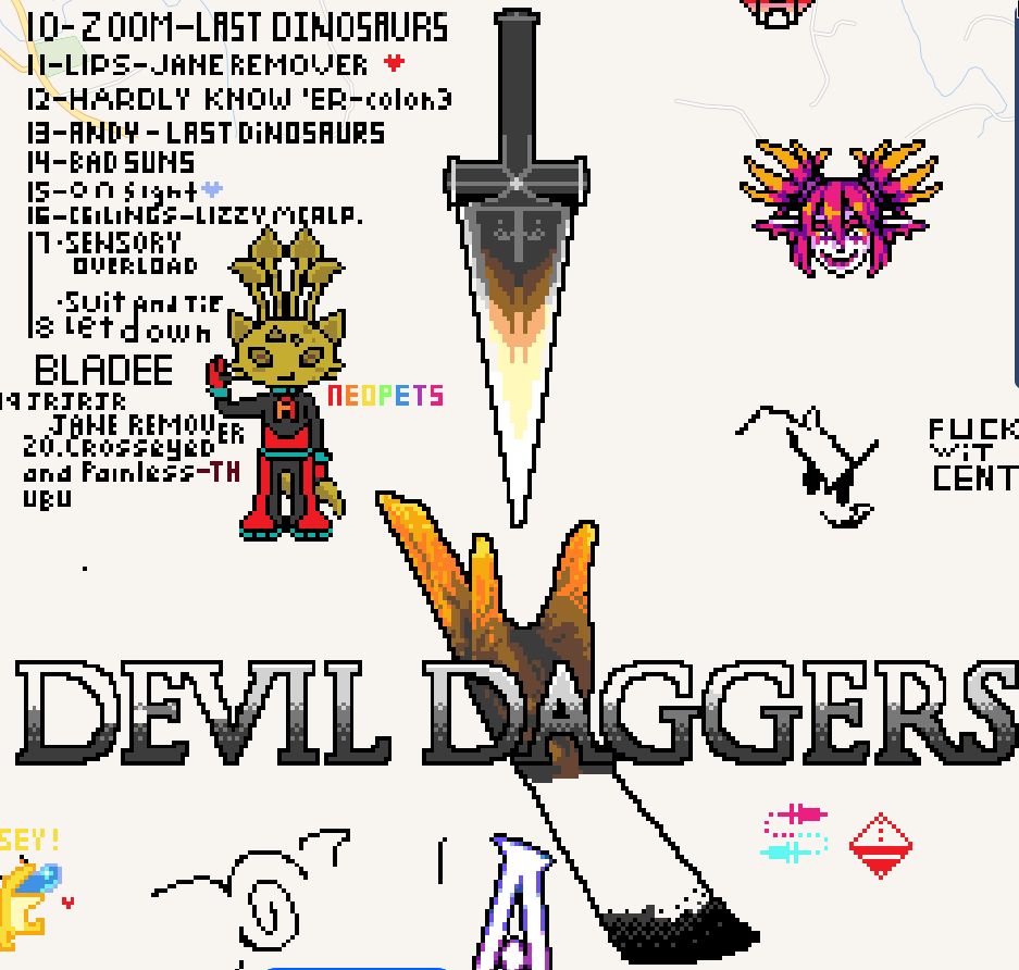 nearly finished devil daggers splash screen