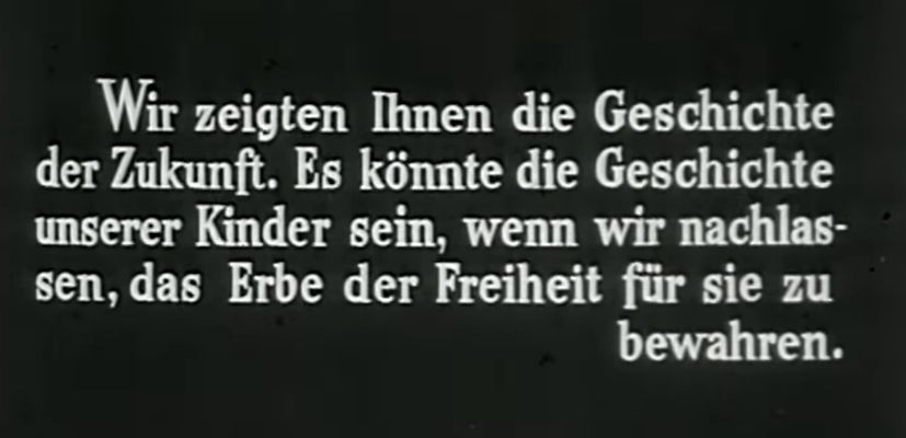 Aus dem Nachspann: 