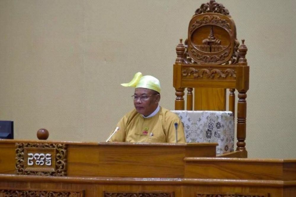 Ousted Mandalay Region Parliament Speaker Aung Kyaw Oo, 69, died due to complications caused by pneumonia in Obo Prison on June 27. (Credit: Mandalay Region Parliamet) 