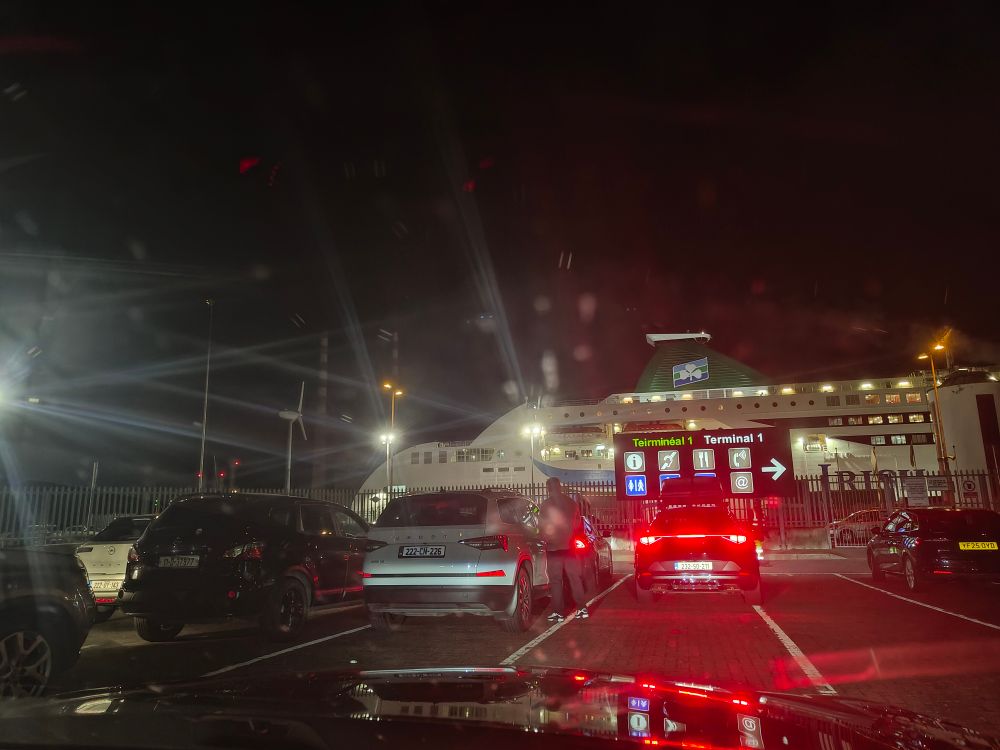 The Irish Ferries sailing to Holyhead in Wales from Dublin