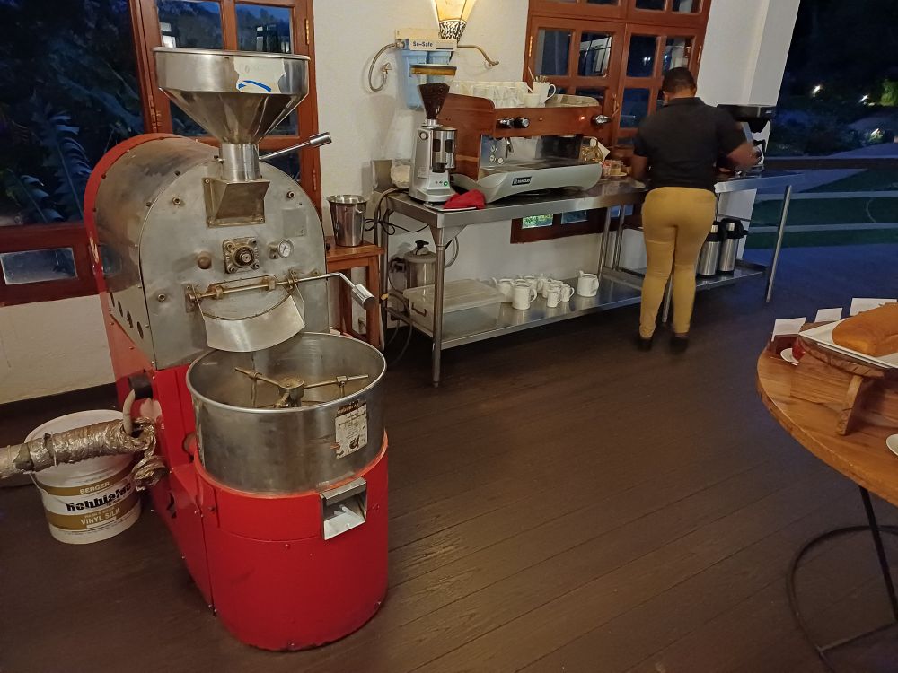 A larger than normal coffee grinder