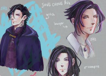 Jiang Cheng AU head shots with eye contact