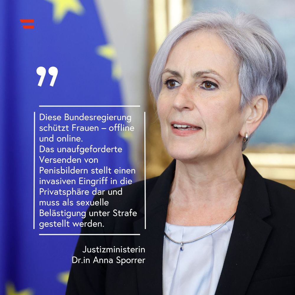 Justizministerin Anna Sporrer & Zitat