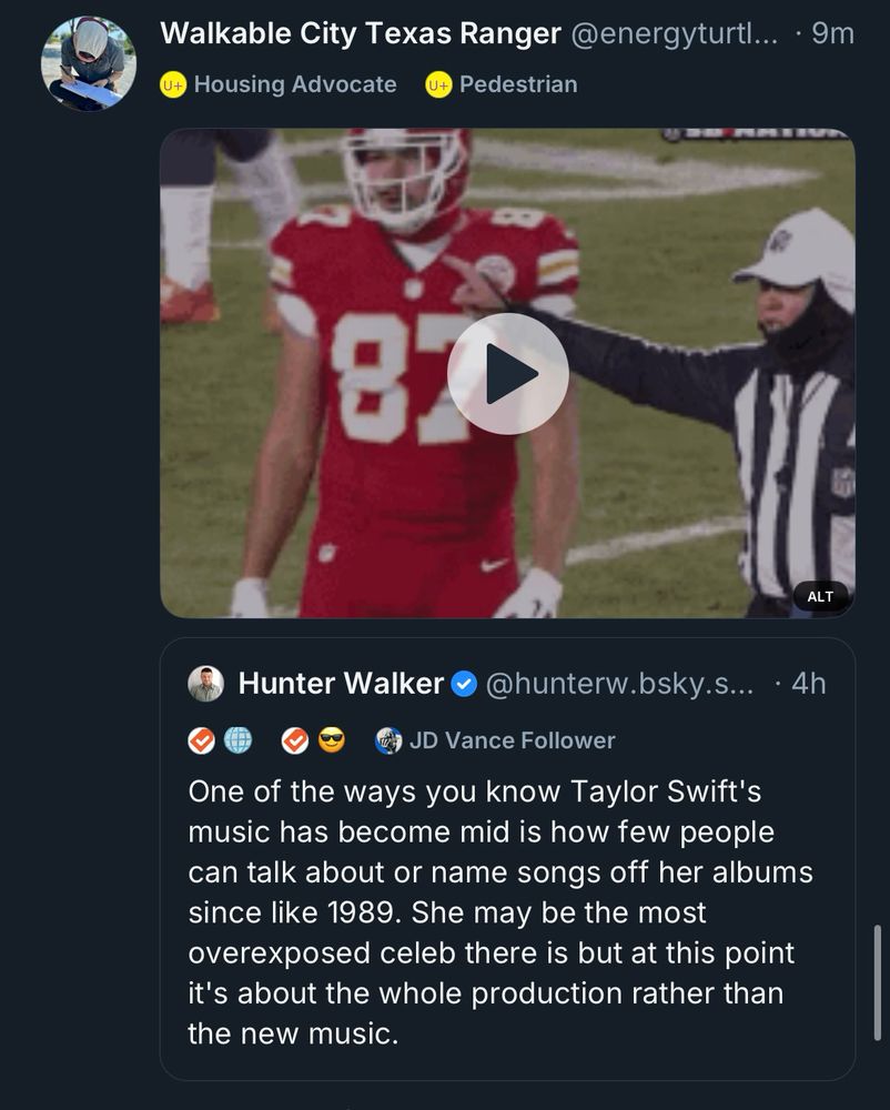 travis kelce jerk off gif quote skeet of a hunter walker skeet “One of the ways you know Taylor Swift's music has become mid is how few people can talk about or name songs off her albums since like 1989. She may be the most overexposed celeb there is but at this point it's about the whole production rather than the new music.”