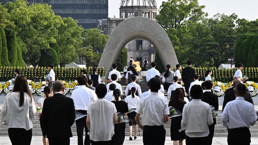 Hiroshima remembers A-bomb victims as 'global tragedies' unfold