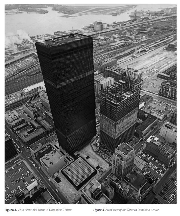 Imagen publicada en el mismo artículo - Figure published in the same article.
3. HB-31650, Chicago History 
Museum, Hedrich-Blessing Collection, Construction of Royal Trust Tower in Toronto, July 22, 1968