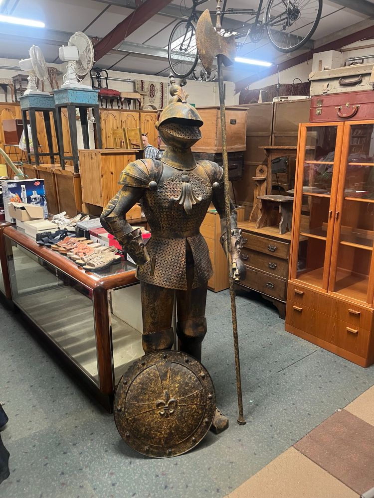 An old suit of armour