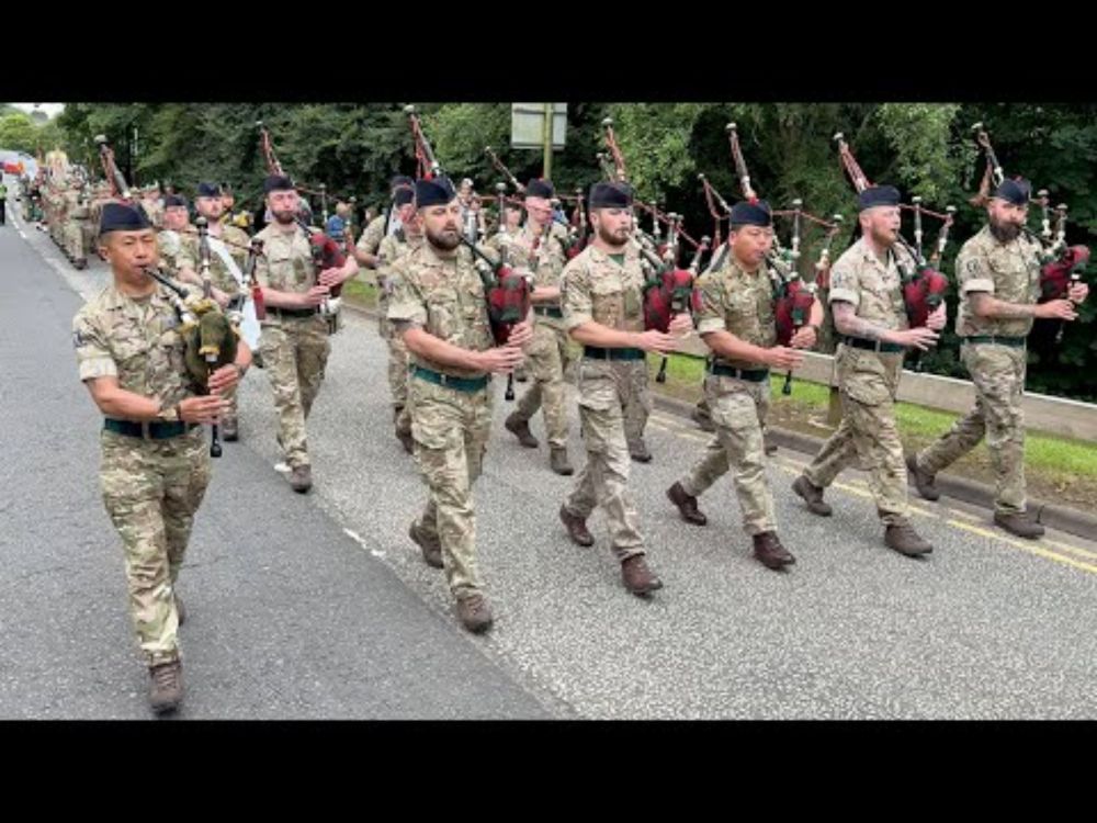 The Royal Regiment of Scotland Freedom of North Lanarkshire Parade