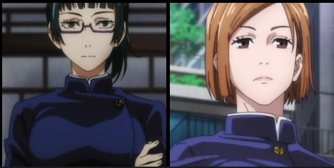 Zenin Maki y Kugisaki Nobara (Jujutsu Kaisen)