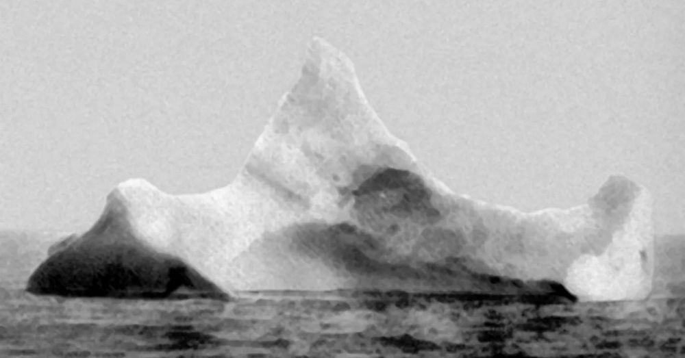 The iceberg that sunk the Titanic 