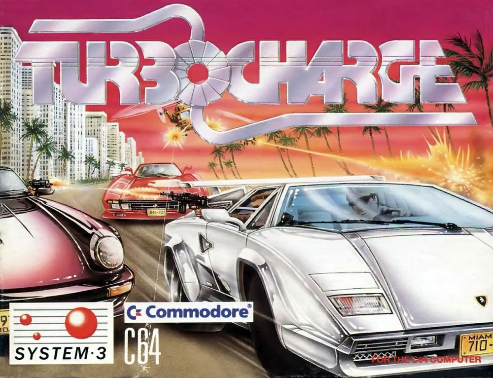 Turbocharge for c64. It came in a vibrant pink box (don't we all) and was in LANDSCAPE rather than portrait. Exciting times!