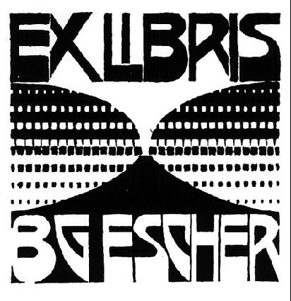Bookplate B.G. Escher [Beer]