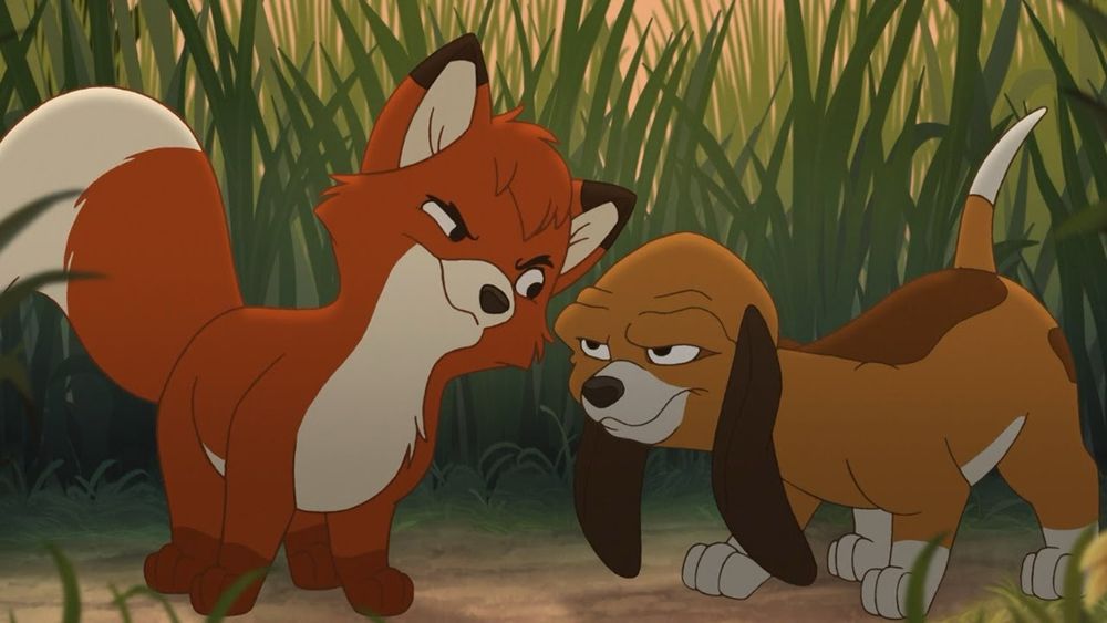Copper and Todd from the movie Fox and the Hound 