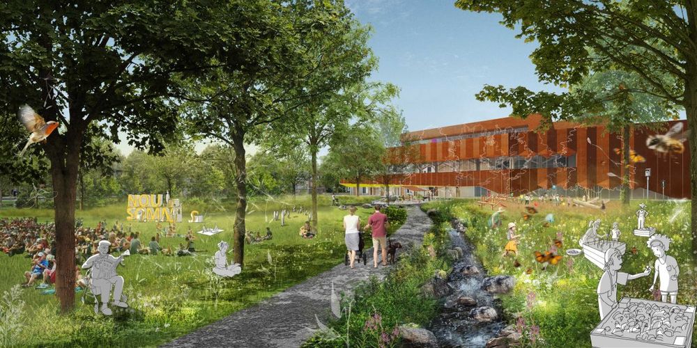 Crédit : © L’OEUF Architectes et Lapointe Magne & Associés architectes en consortium avec NIPPAYSAGE, Eurêka Environnement, L2C Experts et Dupras Ledoux