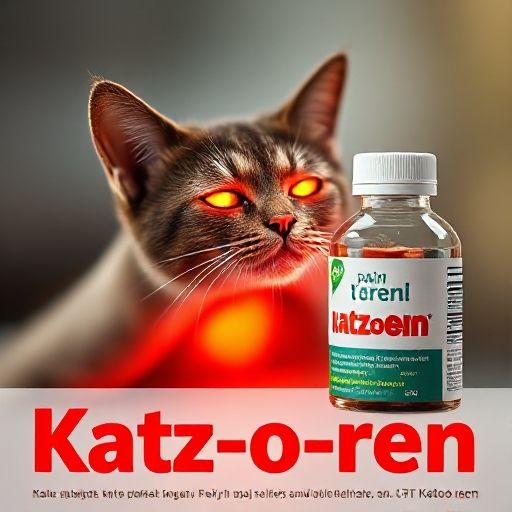 Katz-o-ren Werbung in Anlehnung an andere bekannte Schmerzsalven/Mittel