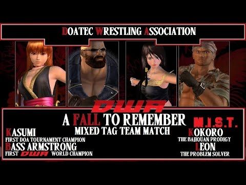DEAD OR ALIVE 4 [XBOX 360/One] #AFALLTOREMEMBER MIXED TAG MATCH: Kasumi & Bass vs Kokoro & Leon!