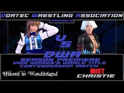 DEAD OR ALIVE 4 [XBOX360/One] DWA Womens Title Contendership Match: Hitomi in Wonderland v Christie!