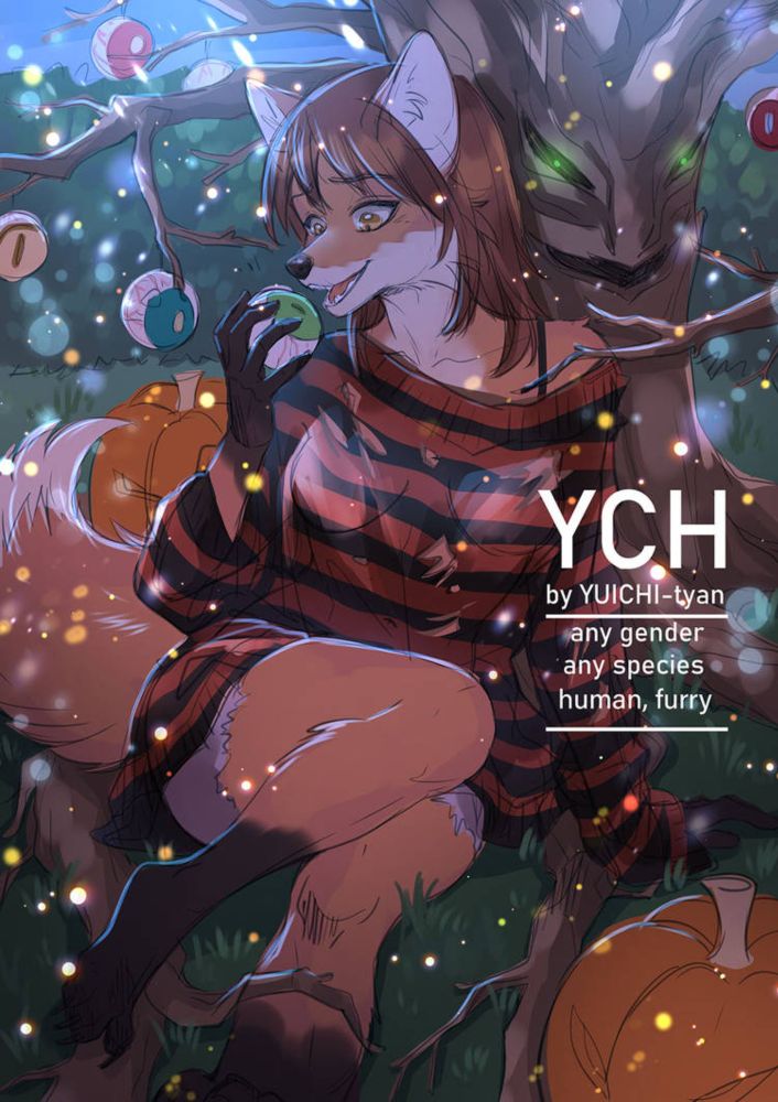 open YCH halloween by YuiChi-tyan on DeviantArt