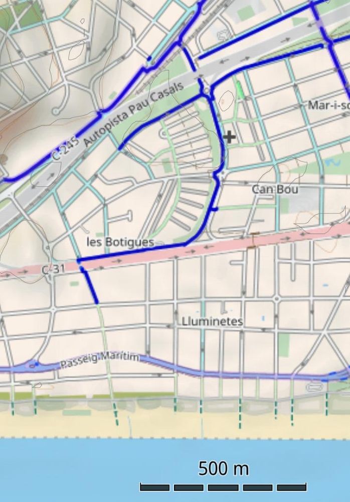 Mapa del nou carril bici