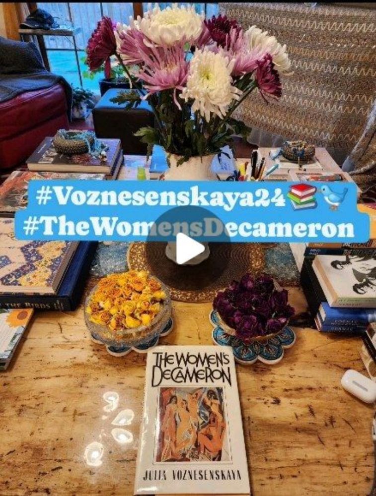 Paper Pills on Instagram: "#Voznesenskaya24📚🐦 #TheWomensDecameron #JuliaVoznesenskaya #paperpills💊 #ReemReel #AThingOfBeauty"