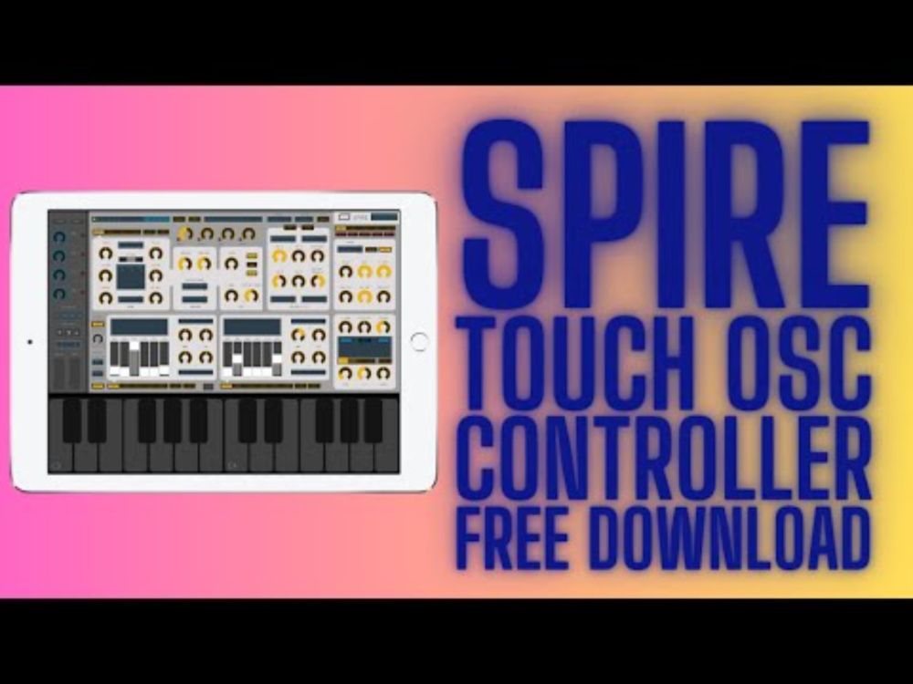 Control Reveal Sound's Spire synthesizer from your phone or tablet - free TouchOSC template