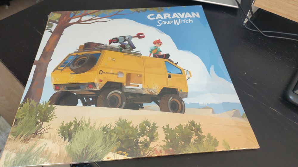 Pochette du vinyle de la bo du jeu Caravan Sandwitch 