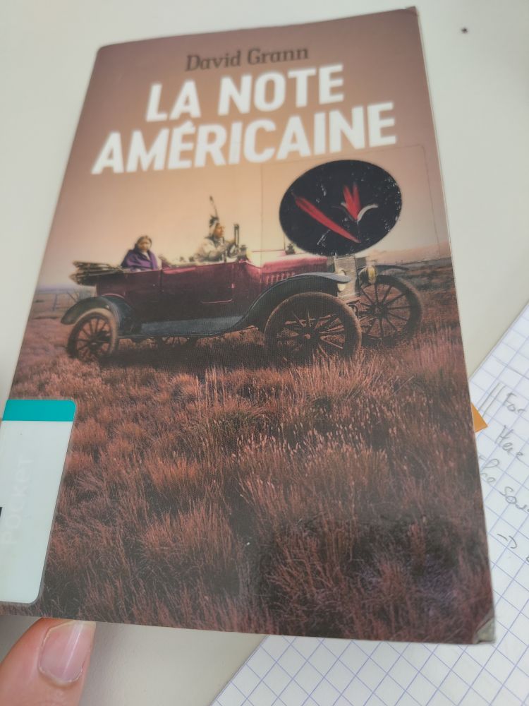Couverture du livre "la note américaine" de David Grann