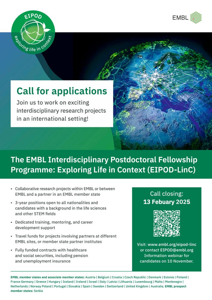 Poster of the EIPOD call