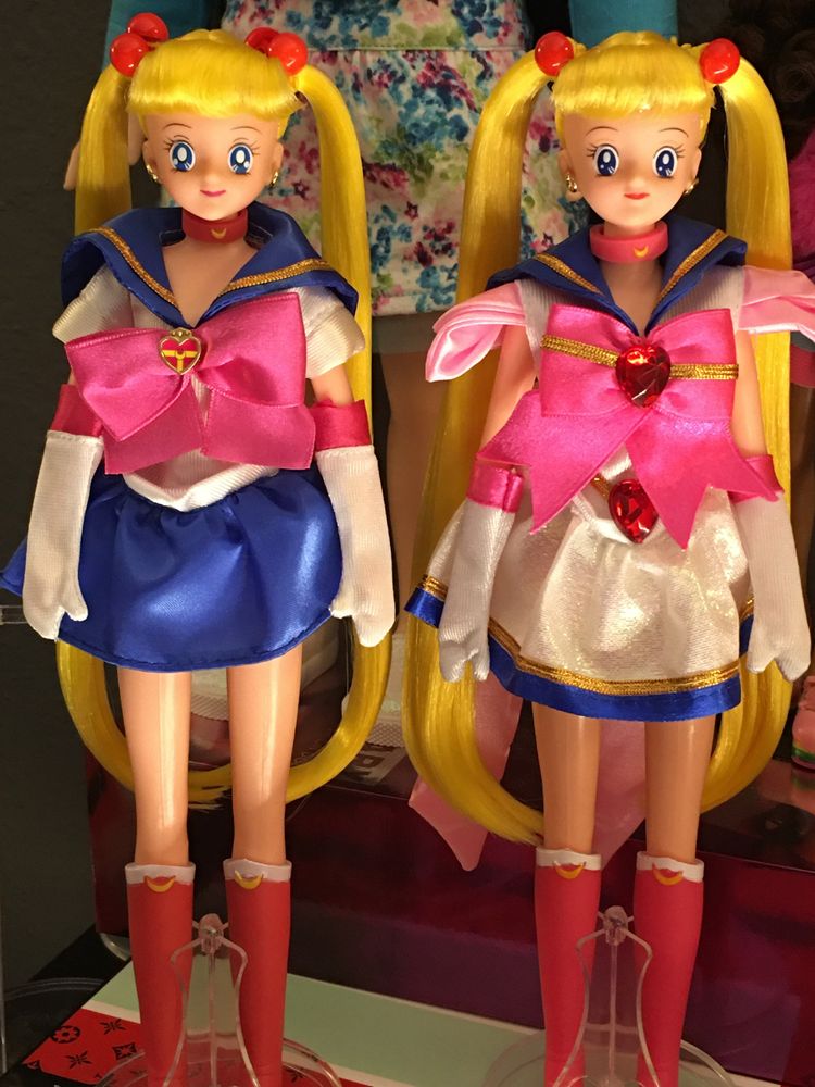 Bonecas italianas de Sailor Moon. Bem mais detalhadas e bonitas.