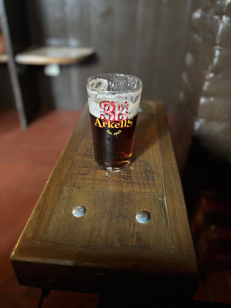 A pint of Arkells that i drank. It was very good. Lots of people were drinking it