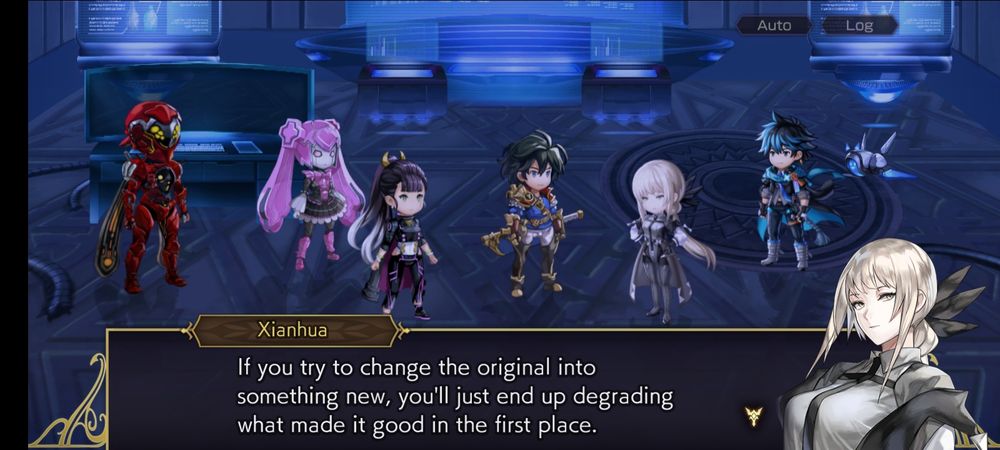 Xianhua: "If you try to change the original into something new, you'll just end up degrading what made it good in the first place."