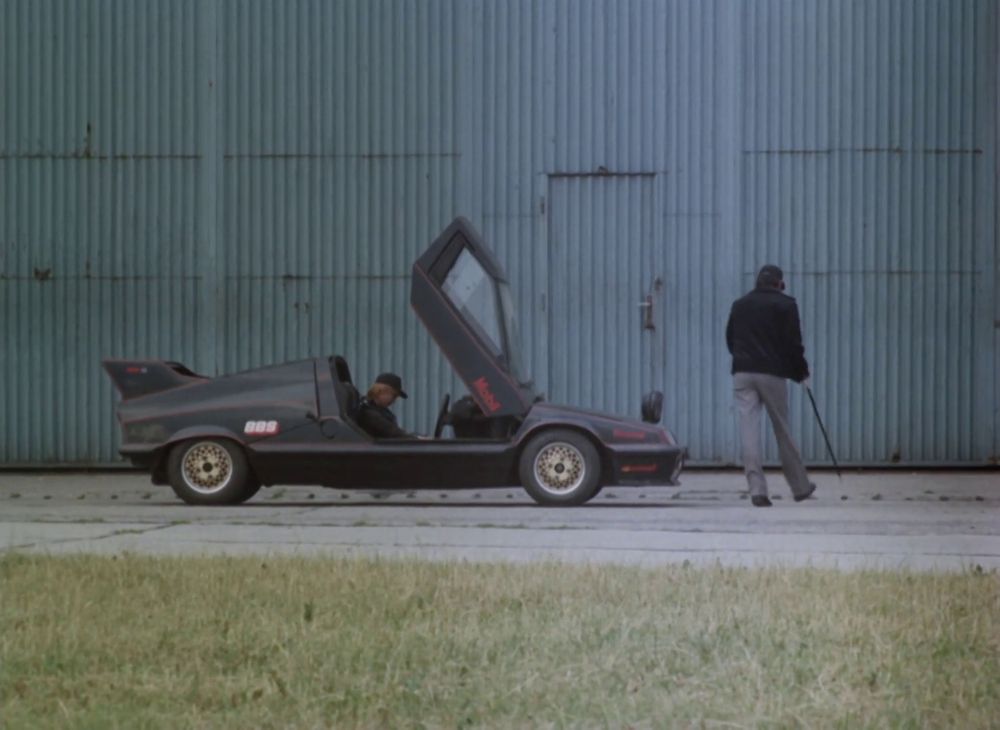 Picture of a black car called the vampire. A car that runs on blood from the movie Ferat Vampire, 1981.