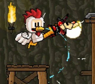 Chicken costume. Image courtesy of Dan The Man Wikia.