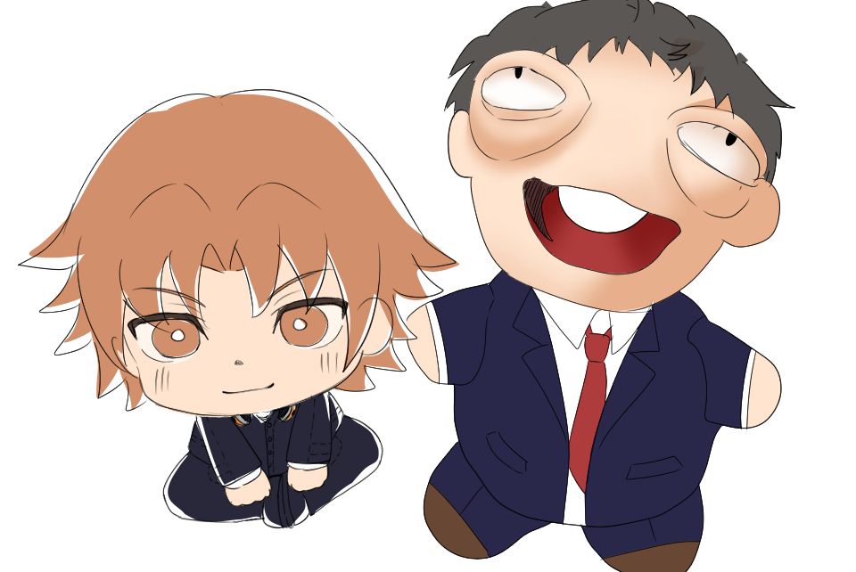 Yosuke Hanamura and Tohru Adachi fanart