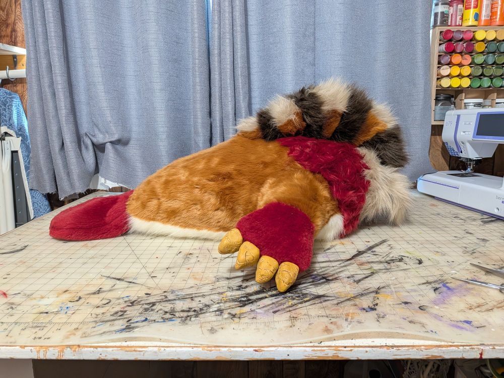 A homemade plush of the sand seal from Zelda Botw and TOTK. 