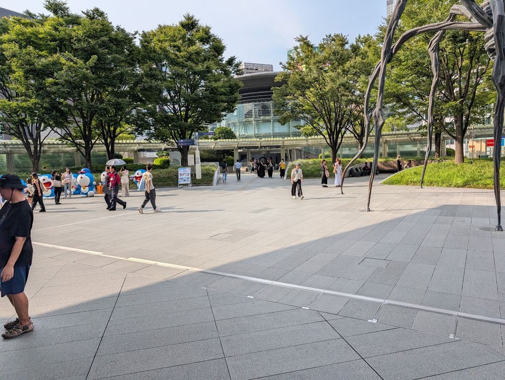 Alternating shade and sun at Roppongi Hills, Tokyo. 