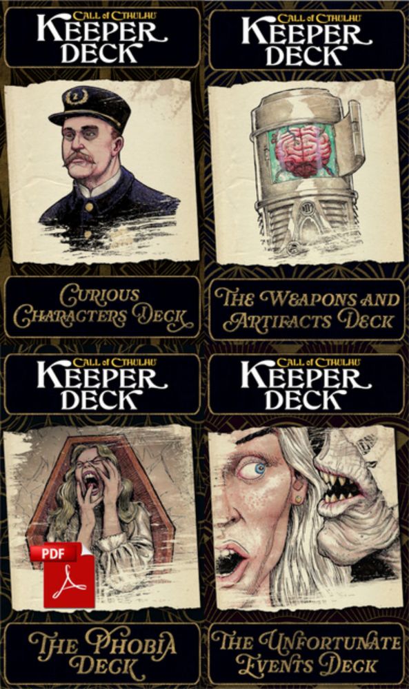 Call of Cthulhu: Keeper Decks - 2nd Edition