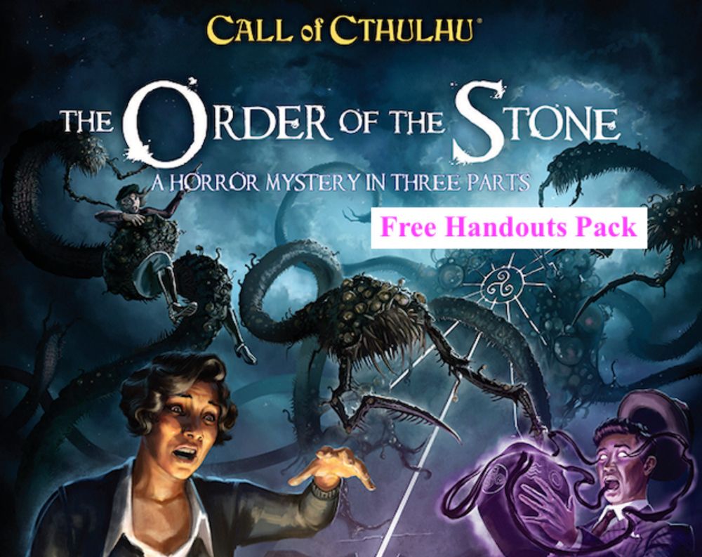 106 pages of free Call of Cthulhu resources: download our handouts packs for The Order of the Stone