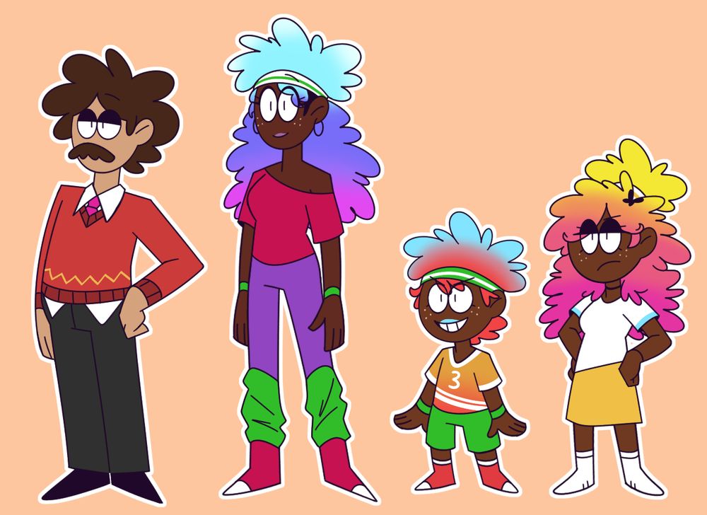Wilson family!!

Characters (in order): Harold, Jackie, Tobias, Rachel