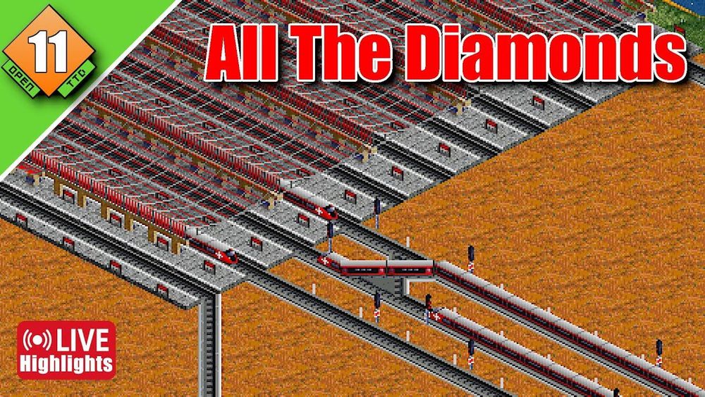 Can We Get Every Single Diamond? -  E33 Highlights - 🚂 OpenTTD Let's Play S11 🌟