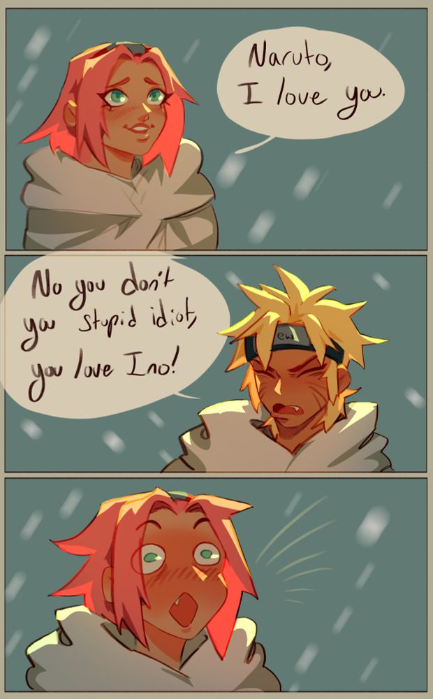 Sakura being called out by Naruto 