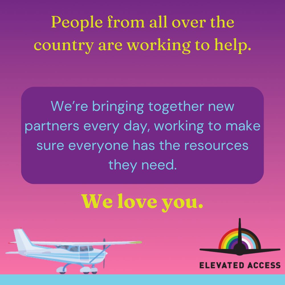 People from all over the country are working to help. We're bringing together new partners every day, working to make sure everyone has the resources they need. We love you.