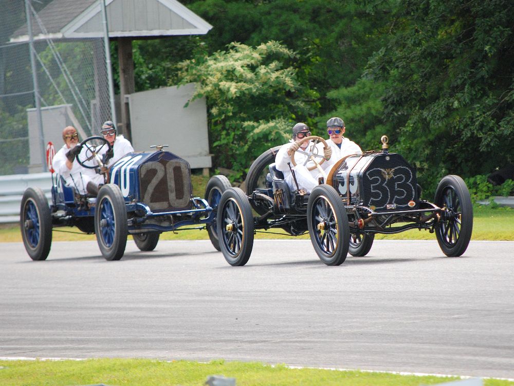 1911 EMF #33 and 1911 National Indy Racer #20 (which was at the inaugural Indy 500)