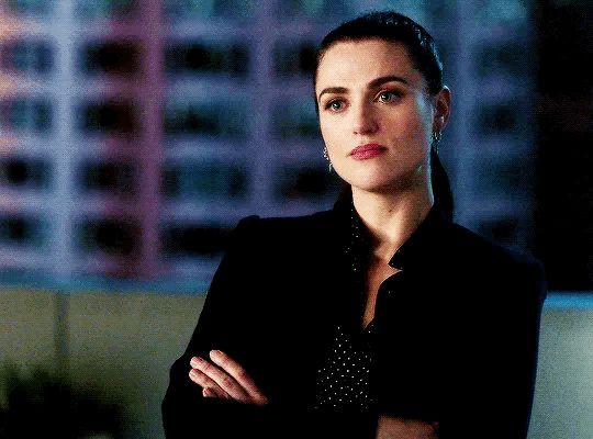 Katie McGrath as Lena Luthor in Supergirl. 