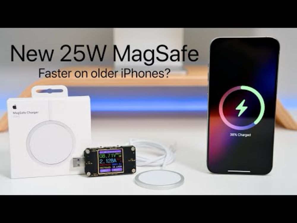 New MagSafe 25W Charger - Faster Than Expected on Old iPhone