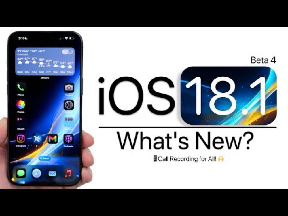 iOS 18.1 Beta 4 is Out! - What's New?